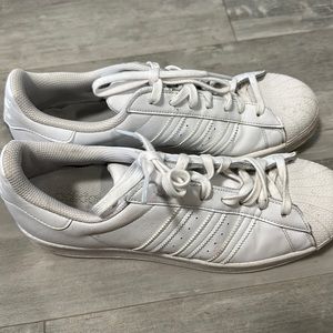 Adidas superstar sneakers white men size 10.5